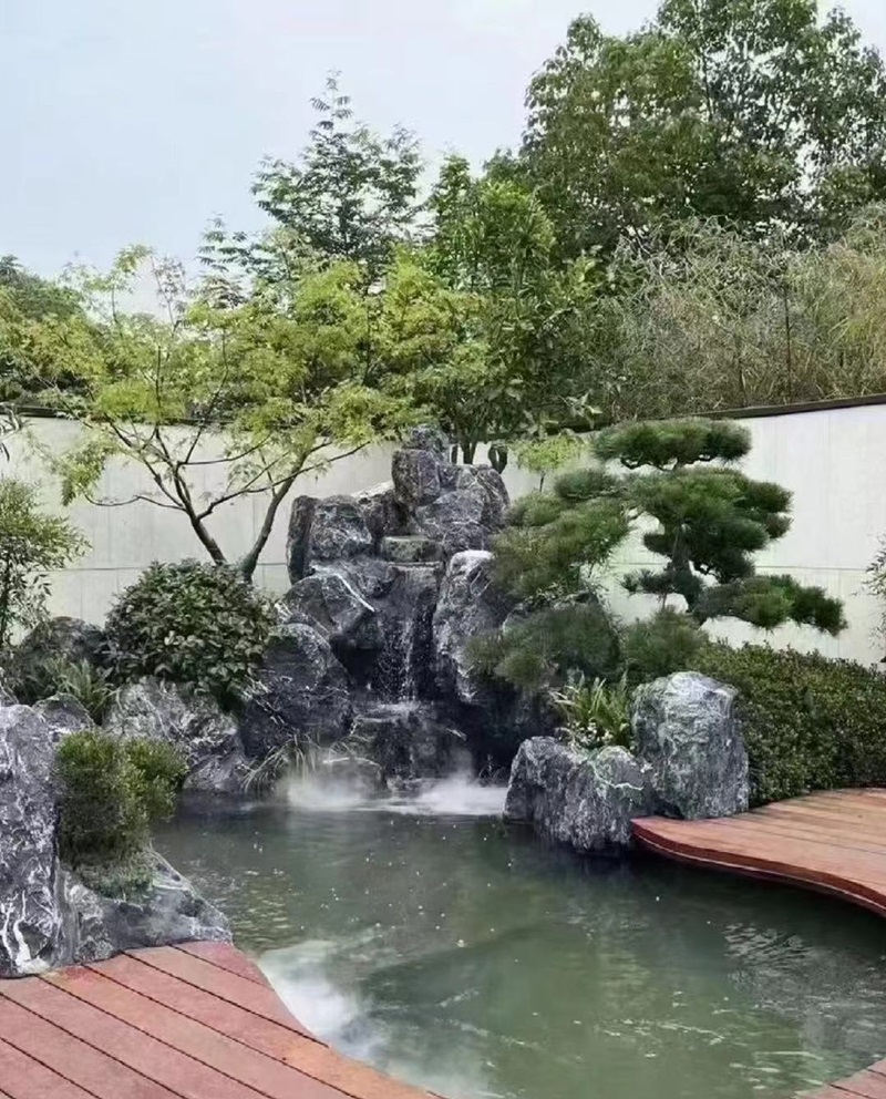 假山魚池設計